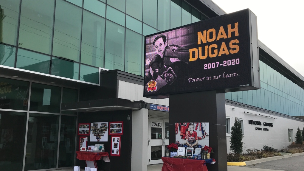 North Bay remembers Noah Dugas