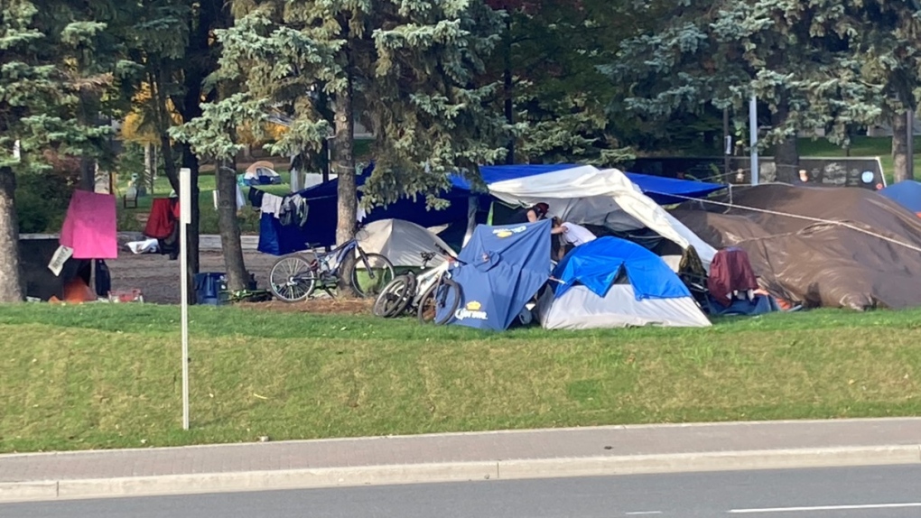 A survey conducted in Greater Sudbury in mid-October estimated the city's homeless population to be 398, including 165 people in encampments downtown. (File)