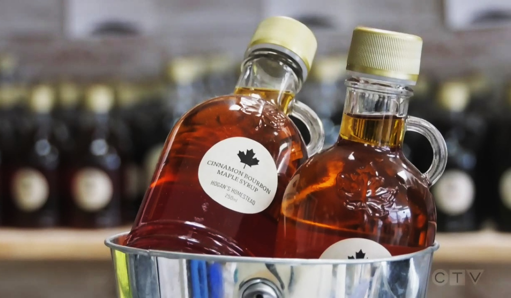 Some maple syrup producers in the Sault Ste. Marie area say poor weather last season has resulted in a supply shortage. (Photo from video)