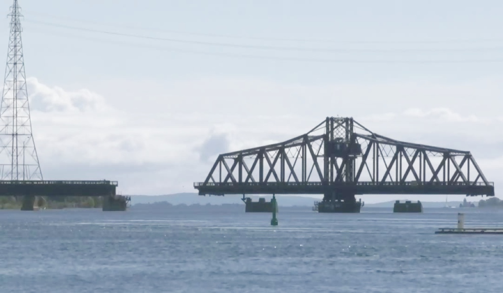 An impaired driver tried to cross the swing bridge in Little Current this week while it was closed for repairs, injuring one person who was working on the bridge. (File)