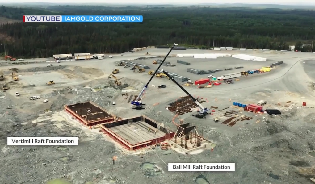 Surging global inflation is among the factors causing major problems for IAMGOLD's plans to develop a massive gold find about an hour south of Timmins. (File)