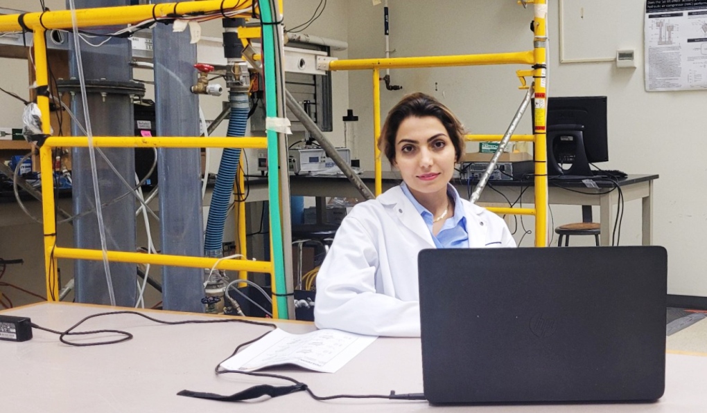 Maryam Pourmahdavi, a PhD candidate of Natural Resource Engineering in Engineering Science at Laurentian University, is the recipient of the prestigious Gordon M. Ritcey PhD award. (Supplied)
