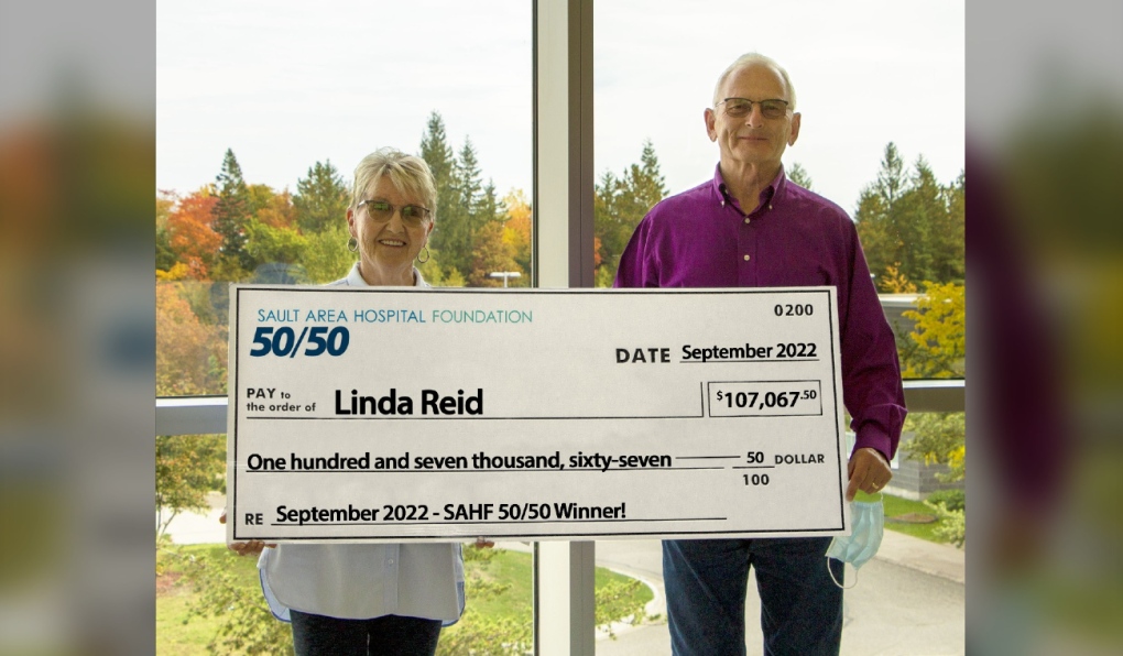 Linda and Randy Reid, the September 2022 Jackpot winners in SAHF 50/50 draw. (Supplied)