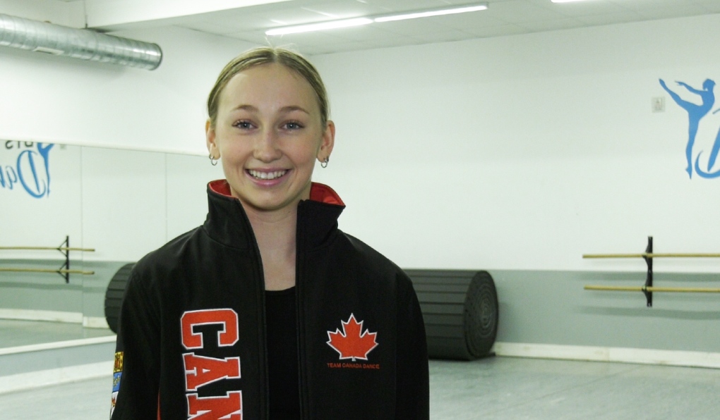 A North Bay-area teen will be donning the red and white of Team Canada and representing northern Ontario at a world dance championship in Slovenia. Dancing is a favourite pastime of Cecilia Darling, 17, who’s ready to strut her stuff on the big stage. (Eric Taschner/CTV News)