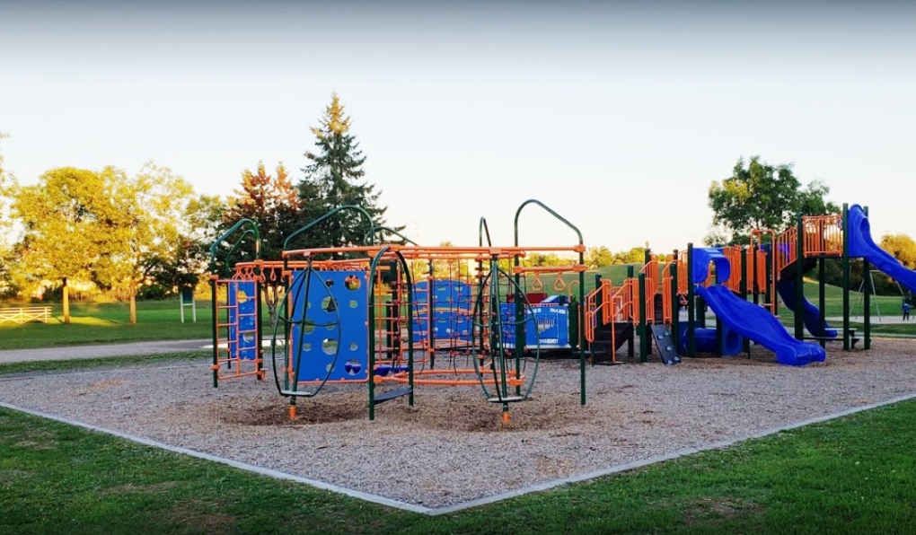 Thomson Park playground is temporarily closed as officials deal with vandalism that has rendered the park unsafe. (Supplied)
