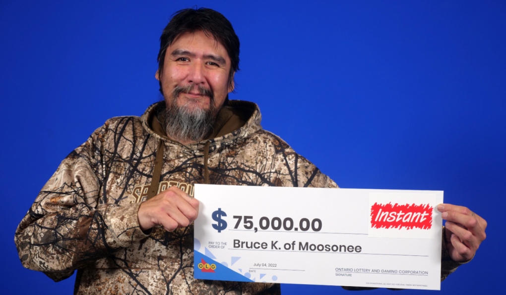 A man from rural northern Ontario is $75,000 richer after winning the top prize on Twisted Treasures. (Supplied)