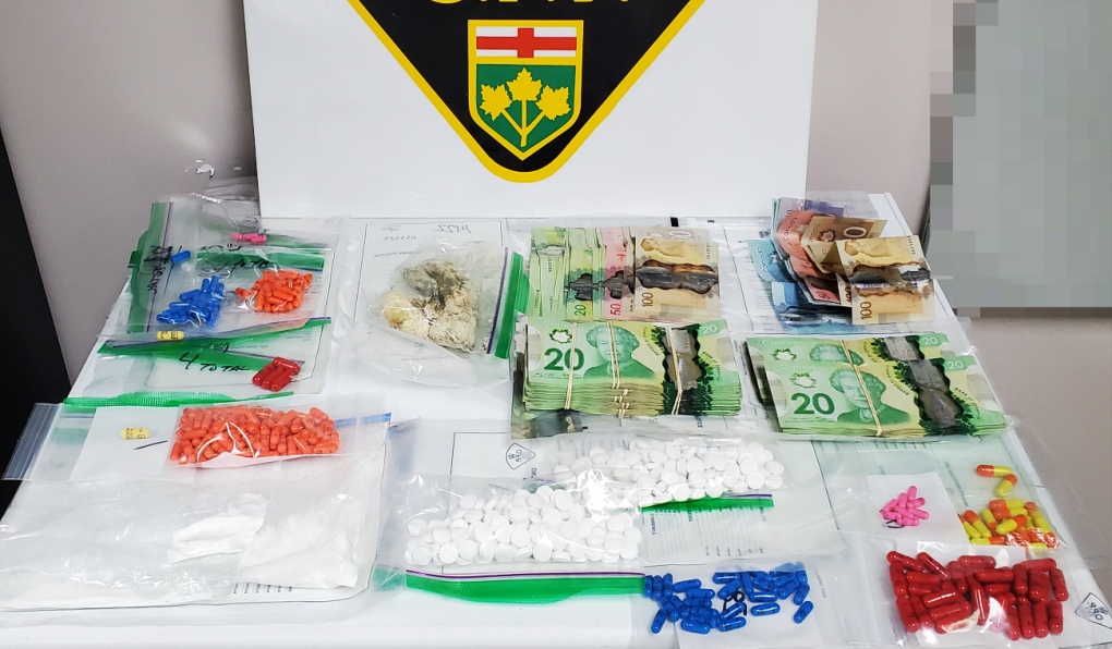Ontario Provincial Police in Hearst have charged a suspect with drug-related offences following a raid of a residence on Highway 11 on July 5. (Supplied)