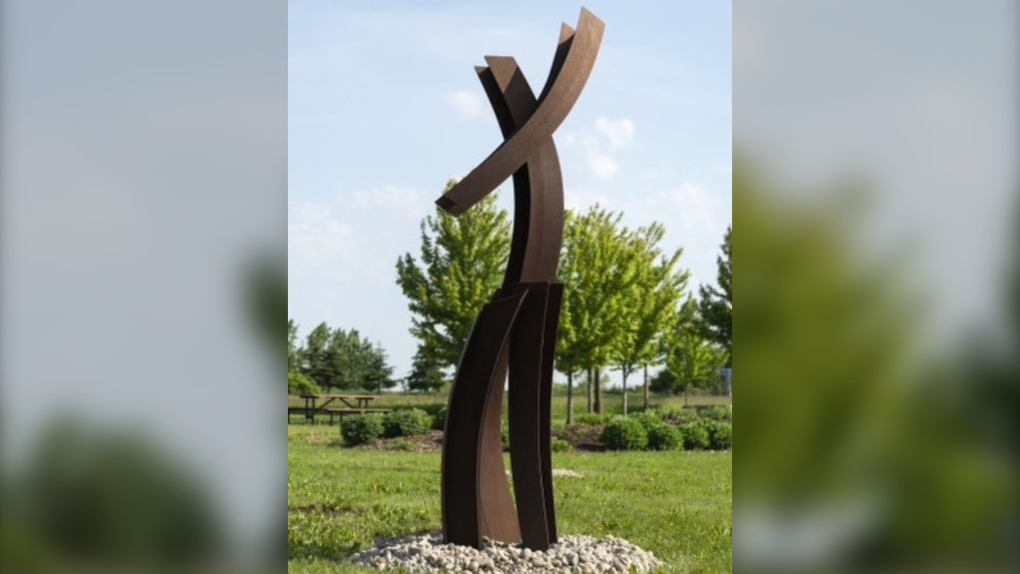 This spring, a new sculpture will be on display downtown near North Bay's waterfront on Memorial Drive. The sculpture is a part of Clean Green Beautiful North Bay's ongoing efforts to beautify the city. (Photo courtesy of Nathan Jense)