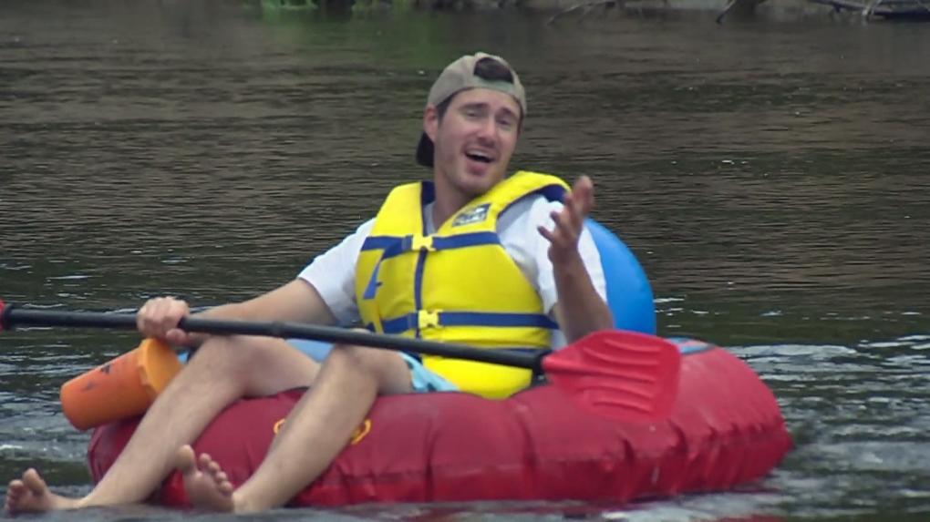 Tubing on the Vermillion River
