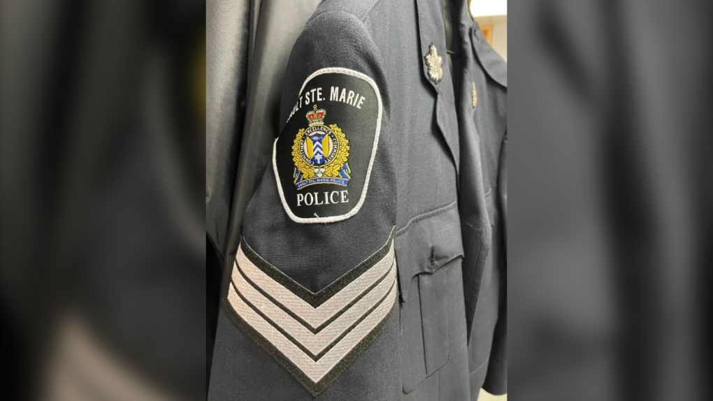 An example of police uniform tunic stolen from a business in Sault Ste. Marie's west end on Feb. 9/24. (Supplied/Sault Ste. Marie Police Service)