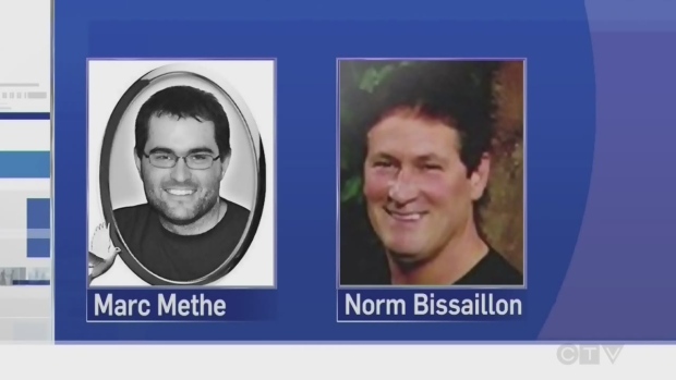 Marc Methe and Norm Bisaillon were killed in 2014