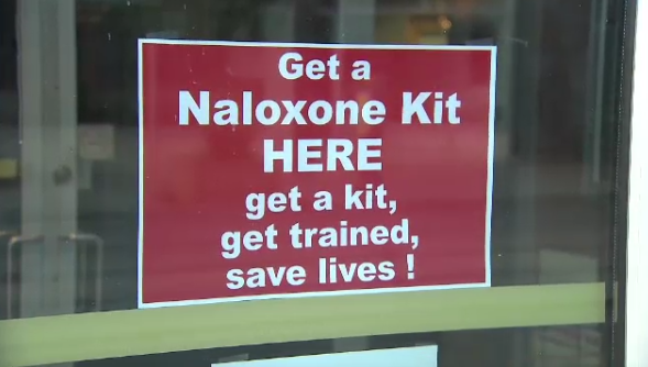 Naloxone kits will counteract a drug overdose