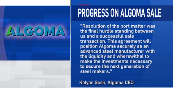 Algoma CEO statement regarding port agreement