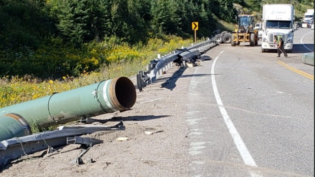 Highway 11 crash north of North Bay