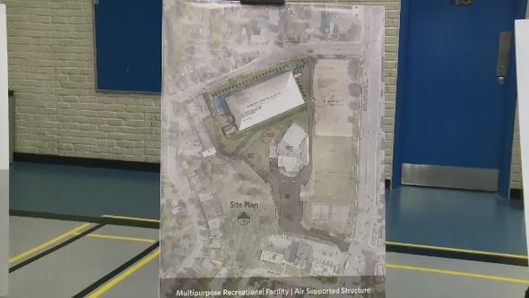 Sudbury sports dome site plan