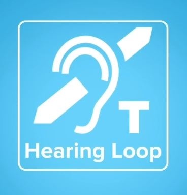 Hearing loop, assisted listening system sign