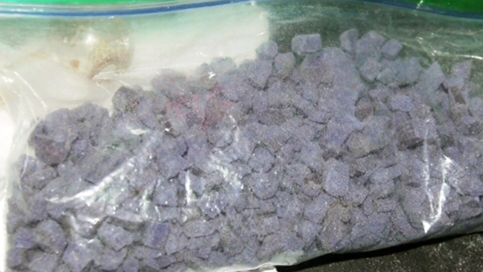 Purple heroin warning