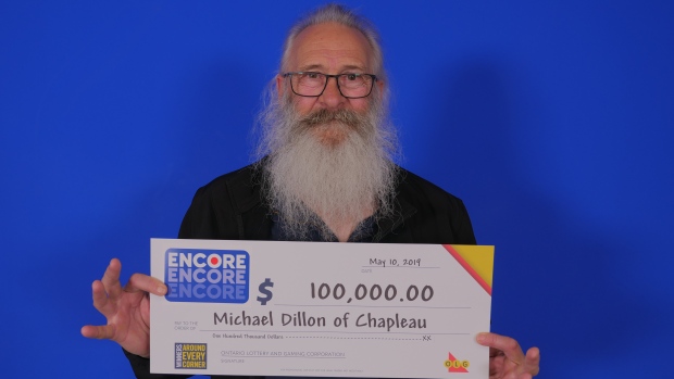 Michael Dillon of Chapleau wins $100,000
