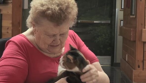 Edna Servos loves Finlandia's new cats