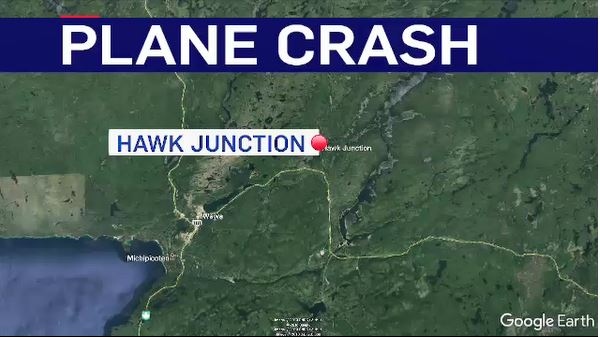 Plane crash in Hawk Junction