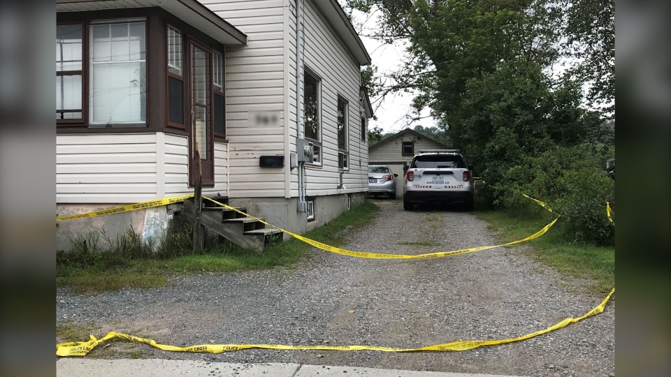 Home on Ontario Street in Sudbury cordoned off